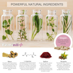 500 COSMETICS - FEMINIL+ FEMALE SEXUAL LIBIDO ENHANCEMENT - 30 CAPSULES - 53Xshop