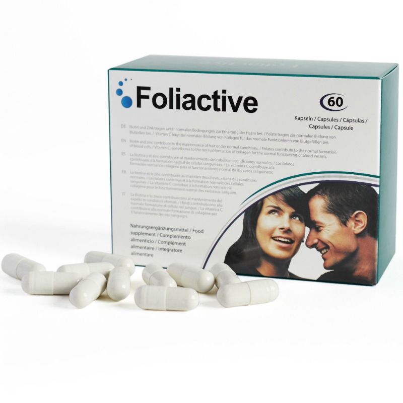 500 COSMETICS - FOLIACTIVE PILLS FOOD SUPPLEMENT HAIR LOSS - 53Xshop