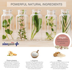 500 COSMETICS - SIZEGAIN PLUS PILLS TO ENLARGE THE PENIS - 53Xshop