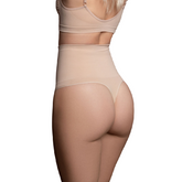 BYE-BRA - THONG STYLE SEAMLESS GIRDLE BLACK SIZE S - 53Xshop