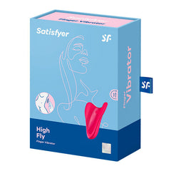 SATISFYER - HIGH FLY FINGER VIBRATOR FUCHSIA - 53Xshop