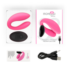 MORESSA - LAUREN REMOTE CONTROL STIMULATOR FOR COUPLES - 53Xshop