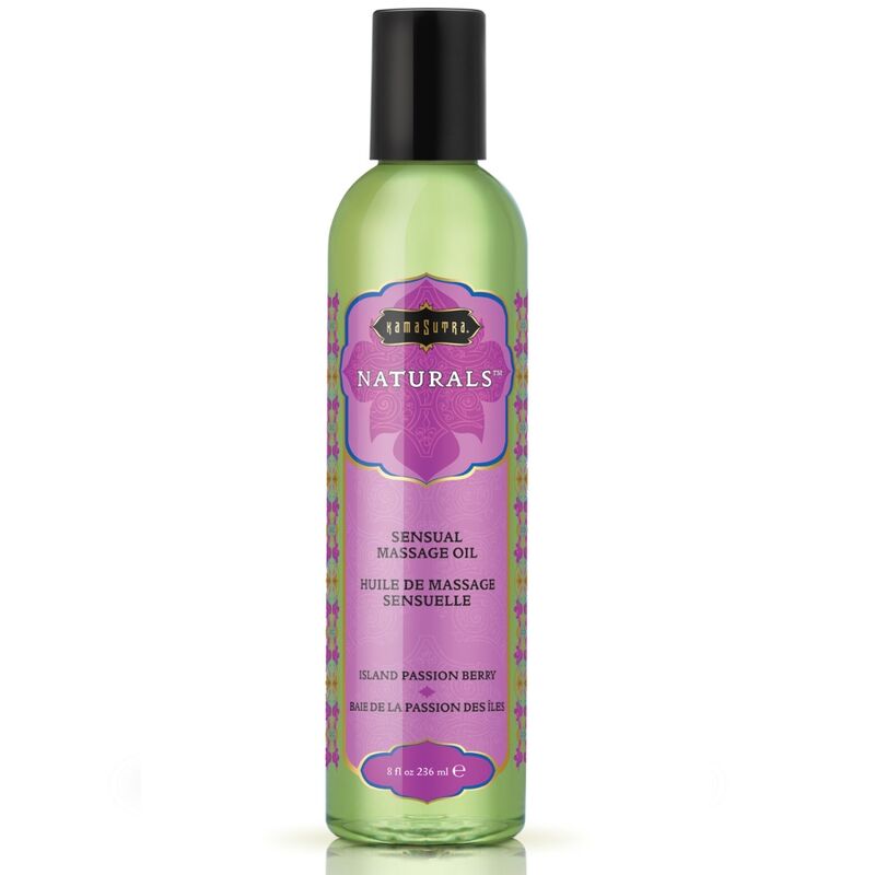 KAMASUTRA - NATURAL MASSAGE OIL PASSION BERRY 236 ML - 53Xshop