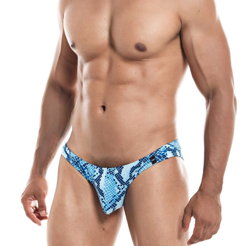 CUT4MEN - LOW RISE BIKINI BRIEF SNAKE L - 53Xshop