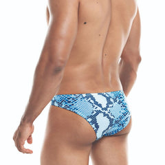 CUT4MEN - LOW RISE BIKINI BRIEF SNAKE L - 53Xshop