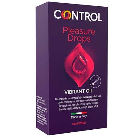 CONTROL - PLEASURE DROPS VIBRANT OIL - 53Xshop