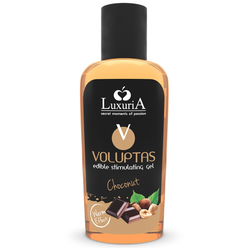 INTIMATELINE LUXURIA - VOLUPTAS EDIBLE MASSAGE GEL WARMING EFFECT - CHOCONUT 100 ML - 53Xshop