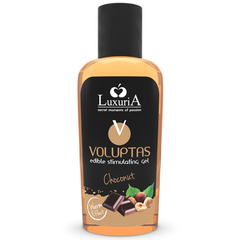 INTIMATELINE LUXURIA - VOLUPTAS EDIBLE MASSAGE GEL WARMING EFFECT - CHOCONUT 100 ML - 53Xshop