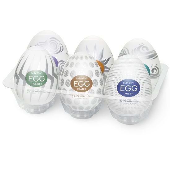 TENGA - MASTURBATOR EGG MODEL II PACK 6 UNITS - 53Xshop