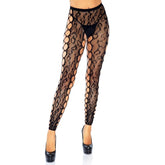 LEG AVENUE - FOOTLESS CROTHLESS TIGHTS ONE SIZE - 53Xshop
