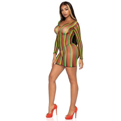 LEG AVENUE - RASTA MINI DRESS ONE SIZE - 53Xshop