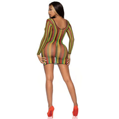 LEG AVENUE - RASTA MINI DRESS ONE SIZE - 53Xshop