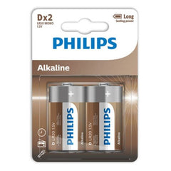 PHILIPS - ALKALINE BATTERY D LR20 BLISTER*2 - 53Xshop