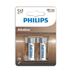 PHILIPS - ALKALINE BATTERIES C LR14 BLISTER*2 - 53Xshop