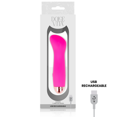 DOLCE VITA - RECHARGEABLE VIBRATOR ONE PINK 7 SPEED - 53Xshop