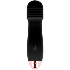 DOLCE VITA - RECHARGEABLE VIBRATOR THREE BLACK 7 SPEED - 53Xshop