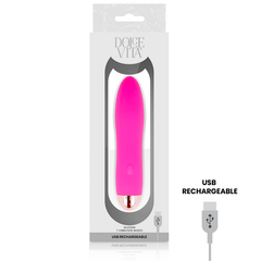 DOLCE VITA - RECHARGEABLE VIBRATOR FOUR PINK 7 SPEEDS - 53Xshop