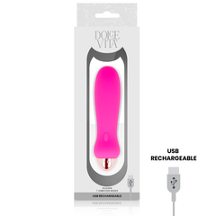 DOLCE VITA - RECHARGEABLE VIBRATOR FIVE PINK 7 SPEEDS - 53Xshop