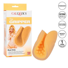 CALEXOTICS - BEADED GRIP MASTURBATOR ORANGE - 53Xshop