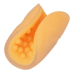 CALEXOTICS - BEADED GRIP MASTURBATOR ORANGE - 53Xshop