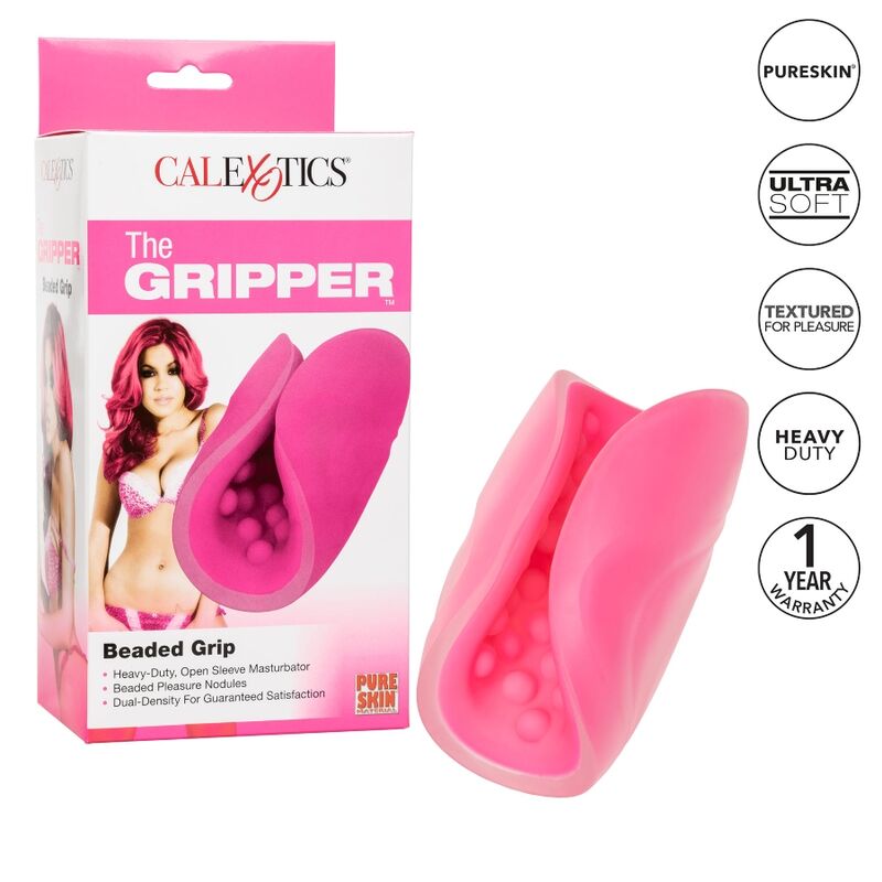CALEXOTICS - BEADED GRIP MASTURBATOR - 53Xshop