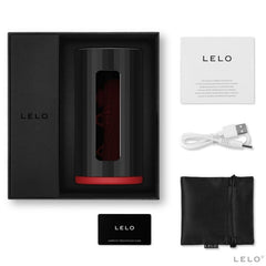 LELO - F1S V2 MASTURBATOR WITH SDK TECHNOLOGY RED - BLACK - 53Xshop