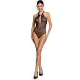 PASSION - WOMAN BS088 BODYSTOCKING BLACK ONE SIZE - 53Xshop