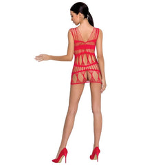 PASSION - WOMAN BS089 BODYSTOCKING ROJO TALLA UNICA - 53Xshop