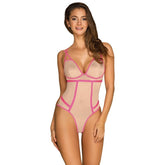 OBSESSIVE - NUDELIA TEDDY - PINK S/M - 53Xshop