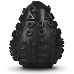 G-VIBE - REUSABLE TEXTURED MASTURBATOR EGG BLACK - 53Xshop