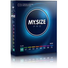 MY SIZE - PRO CONDOMS 45 MM 3 UNITS - 53Xshop
