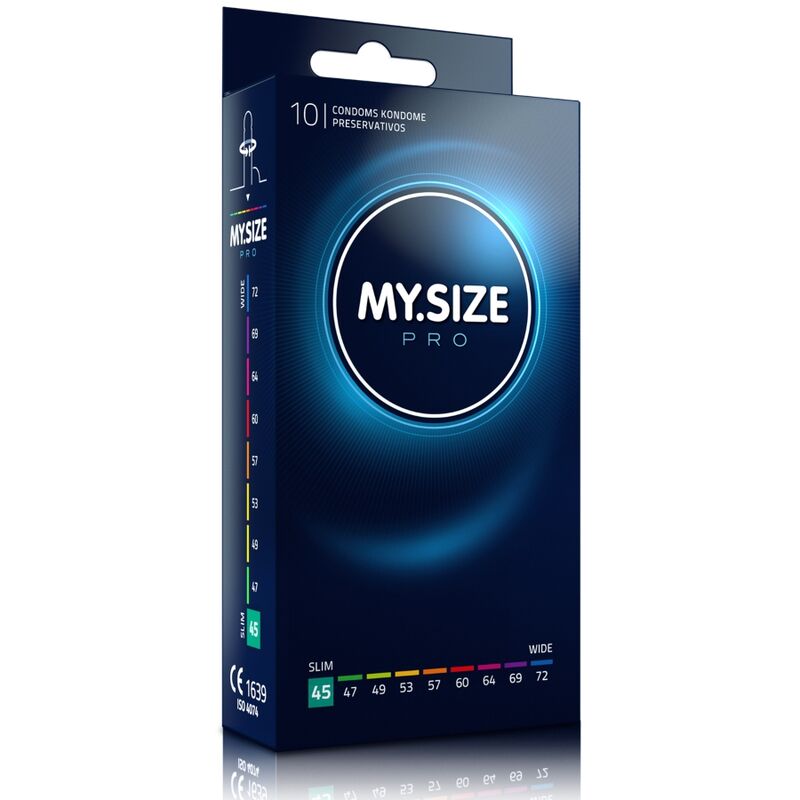 MY SIZE - PRO CONDOMS 45 MM 10 UNITS - 53Xshop