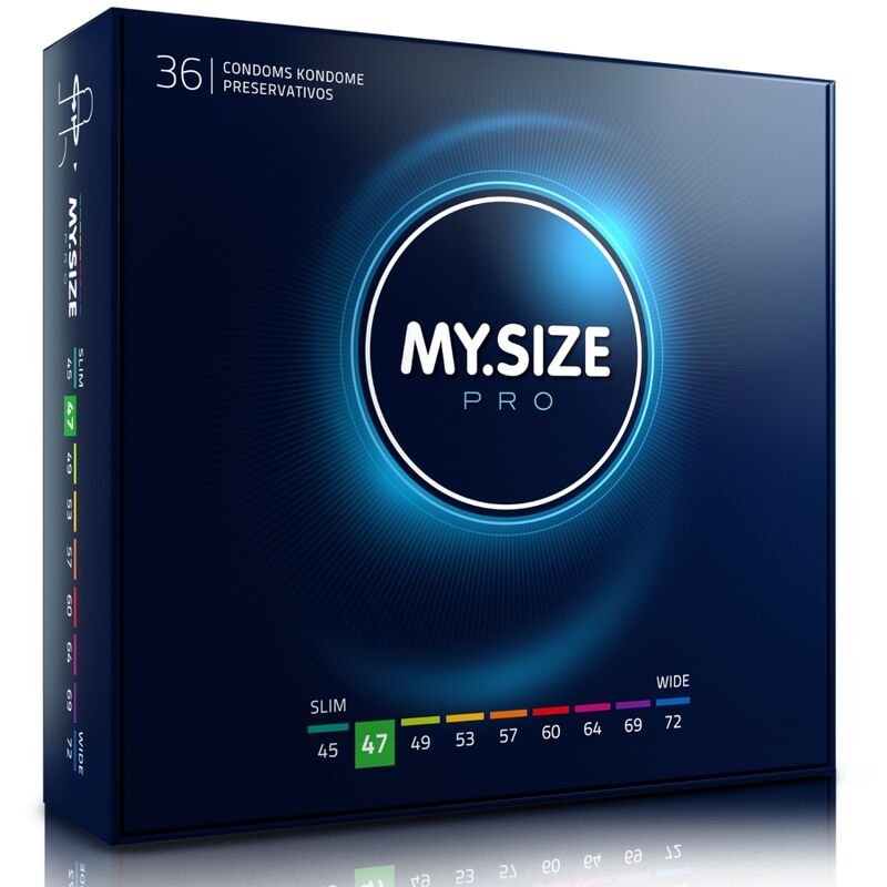 MY SIZE - PRO CONDOMS 47 MM 36 UNITS - 53Xshop