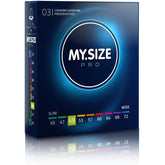 MY SIZE - PRO CONDOMS 49 MM 3 UNITS - 53Xshop