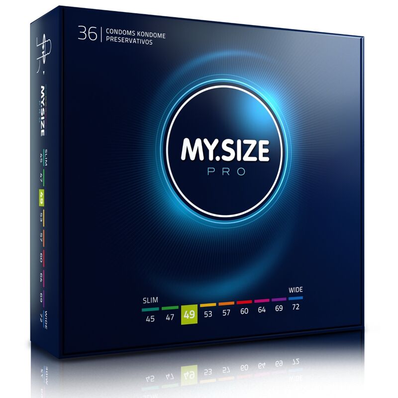MY SIZE - PRO CONDOMS 49 MM 36 UNITS - 53Xshop