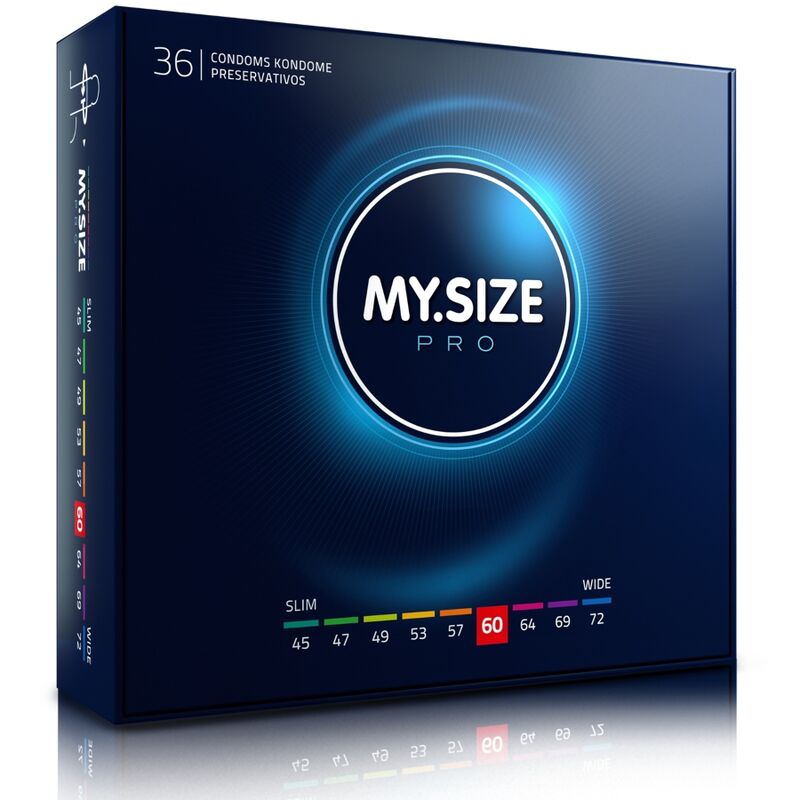 MY SIZE - PRO CONDOMS 60 MM 36 UNITS - 53Xshop