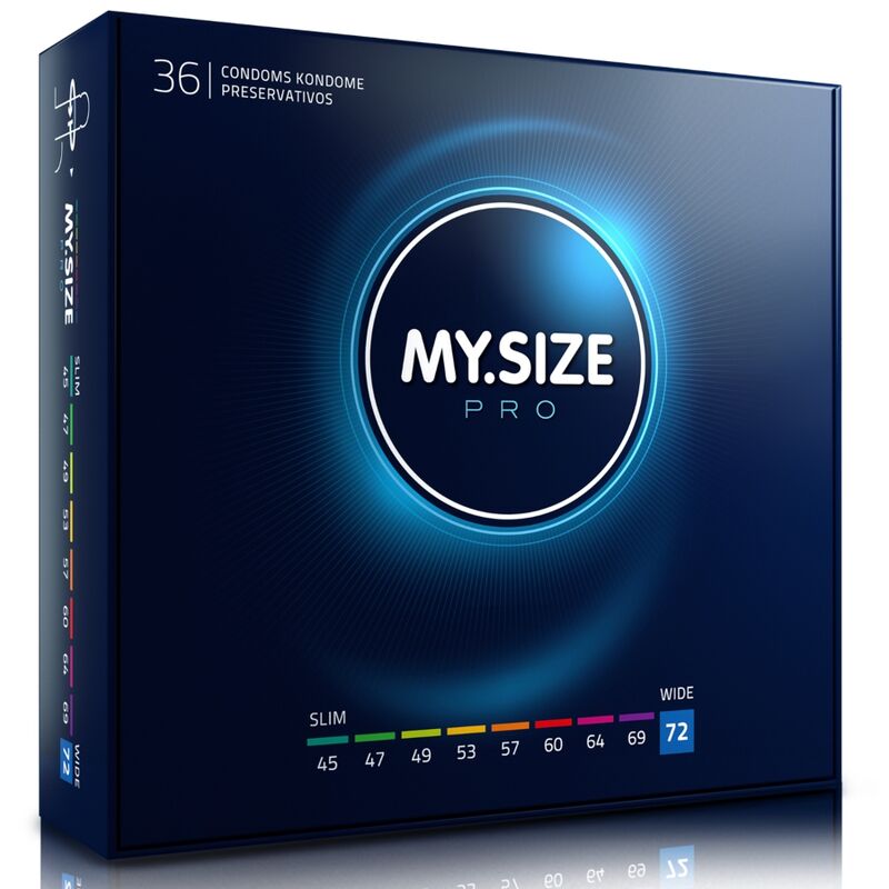 MY SIZE - PRO CONDOMS 72 MM 36 UNITS - 53Xshop