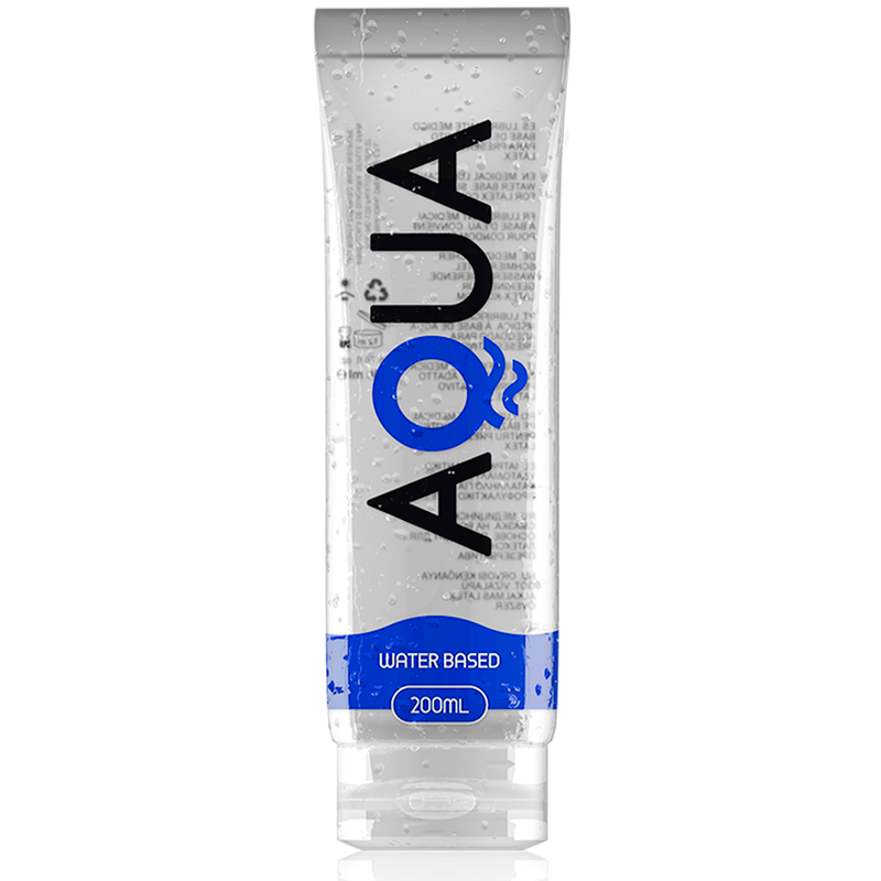 AQUA QUALITY - LUBRICANTE BASE DE AGUA 200 ML - 53Xshop