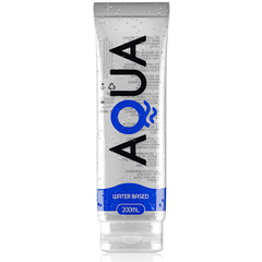 AQUA QUALITY - LUBRICANTE BASE DE AGUA 200 ML - 53Xshop