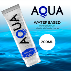 AQUA QUALITY - LUBRICANTE BASE DE AGUA 200 ML - 53Xshop