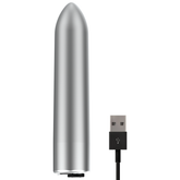 OHMAMA - VIBRATING BULLET 10 VIBRATION MODES SILVER - 53Xshop