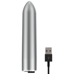 OHMAMA - VIBRATING BULLET 10 VIBRATION MODES SILVER - 53Xshop