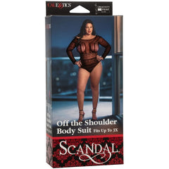 CALEXOTICS - SCANDAL SHOULDER BODY SUIT PLUS SIZE - 53Xshop