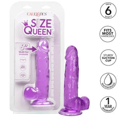 CALEXOTICS - SIZE QUEEN DILDO PURPLE 15.3 CM - 53Xshop