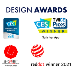 SATISFYER - DOUBLE FUN PARTNER VIBRATOR PURPLE - 53Xshop