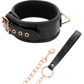 BEGME - BLACK EDITION PREMIUM VEGAN LEATHER COLLAR WITH NEOPRENE LINING - 53Xshop