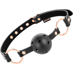BEGME - BLACK EDITION BALL GAG VEGAN LEATHER - 53Xshop