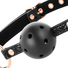 BEGME - BLACK EDITION BALL GAG VEGAN LEATHER - 53Xshop