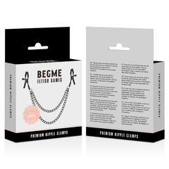 BEGME - RED EDITION NIPPLE CLIPS WITH CHAIN - 53Xshop