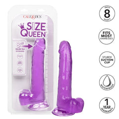 CALEXOTICS - SIZE QUEEN DILDO PURPLE 20.3 CM - 53Xshop